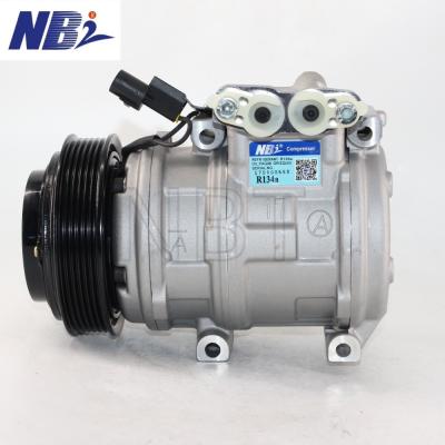 China Denso 10PA17C New 12V Automotive Air Compressor R134A Refrigerant Compatible Kia Hyundai Carnival 3.5 2.7 Features Used Truck for sale