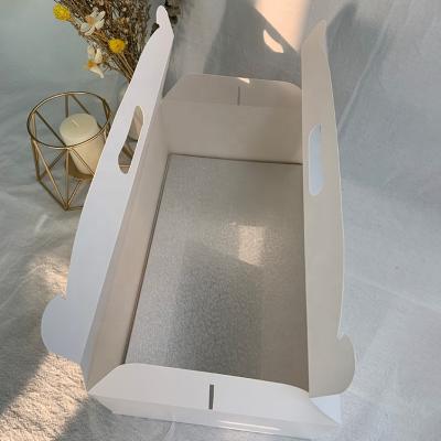 China Wholesale High-grade Convenient Cardboard Handmade Hot Selling Portable Cake Box for sale