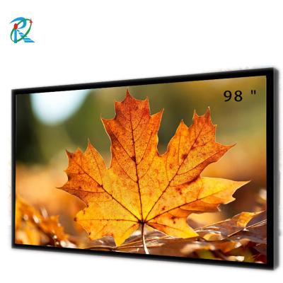 China 98inch 2500nits Outdoor Sunlight Readable LCD TV Advertising Digital Screen 98 for sale