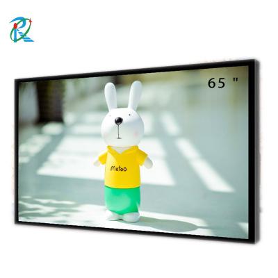 China Advertising LG cell 65inch 2000cd/m2 open frame 4K vending machine tft lcd panel open module for sale