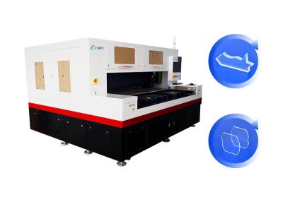 China Großformat 90W Faserlaserschneidemaschine für Bildschirmschutzglas zu verkaufen