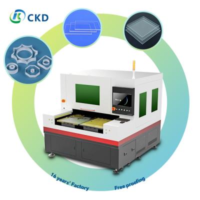 China Compact Infrared Picosecond Thick Glass Laser Cutting Machine / Optical Glass Laser Cutting Machine for sale