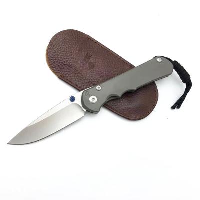 China Non-variable Blade Titanium Handle S35VN Handle TC4 Alloy 25 Folding Knife 25 CR Tools EDC Gear Outdoor Camping Hunting Tactical Knives for sale