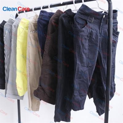 China International Best Second Hand Apparel Award Used Jeans Shorts Pants Ladies Used Apparel Used Clothes Ball for sale