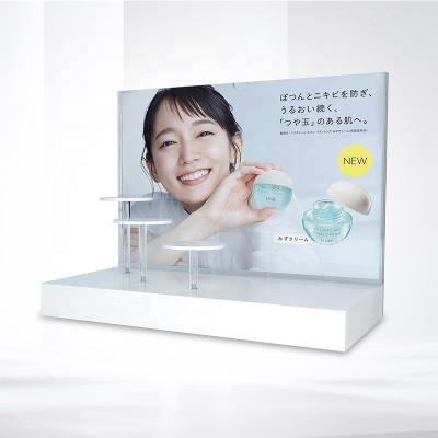 China Morden acrylic display stand for make up cosmetics,cosmetic acrylic display rack, beauty instrument display rack, skincare  display for sale