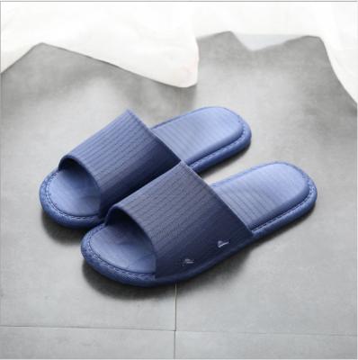 China New Style Women Slippers PVC Anti-slippery Thick Bottom Bathroom Massage Slippers Summer Cool Home Slippers Couple Slippers for sale