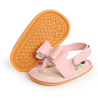 China Around PU 2021 New Design Amazon Summer Baby Boy Sandals Slippers Leather Trim Newborn Toddler Shoe Manufacturers for sale