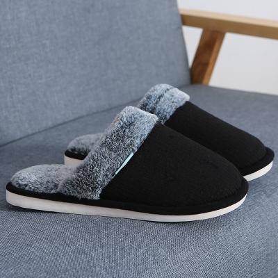 China Designer Home Flat Slippers Winter Plush Cotton Slippers Indoor Custom Logo Stylish Anti-slippery Men's OEM Designer New Shoes For Women Wholesale for sale