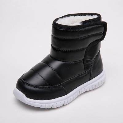 China OEM&ODM Round Kids Snow Boots 2020 Winter New Products Female Baby Rabbit Fur Plus Velvet Cotton Boots for sale