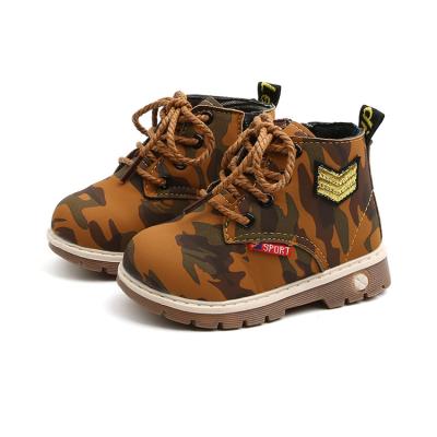 China 2019 New Winter Anti-slippery Martin Kids Boots Camo Autumn Fashion Baby Outdoor Snow Boots for sale