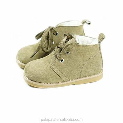 China Rubber suede kids boots lambs leather wool thicken children winter girls boots and baby snow boots for sale