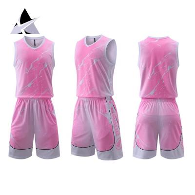 China New Coming Breathable Fashion Team Uniform Men Basketball Clothes Cheap Custom Basketball Tank Tops for sale