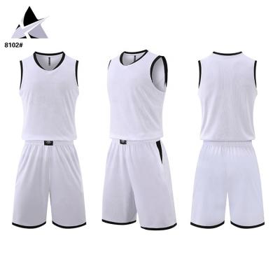 China 2022 new arrival custom made basketball tank tops breathable design cheap basketball sportswear uniform colors for sale