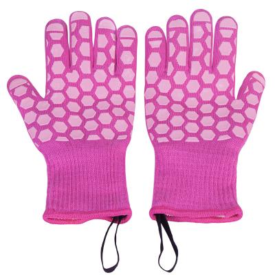 China OZERO BBQ Gloves Women Heat Resistant/Wear-Resistant/Breathable Oven Mitts 932F Heat Resistant Gloves Grill Gloves for Kitchen Cooking Pot Holders for sale