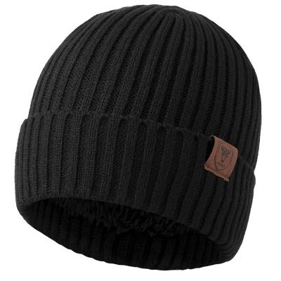 China OZERO COMMON Winter Beanie Hat For Men Women Double Layer Mens Valentine's Day Gifts For Women Dad Ski Running for sale