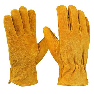 China OZERO Work Gloves Leather Glove Extra Grip Cold Thick Thermal Imitation Lambswool Insulated Flexible Snow Proof Warm Simple Winter for sale