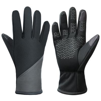 China OZERO Heat Winter Gloves For Men Women Anti Skid Warm Soft Lightweight Gloves Splash Proof For Cycling Running for sale