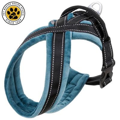 China Master Reflective Anti-flow Breathable Pet Shock Absorb Large Dog Chest Strap Dog Harness For Large Pet Sized Labrador Border Collie for sale