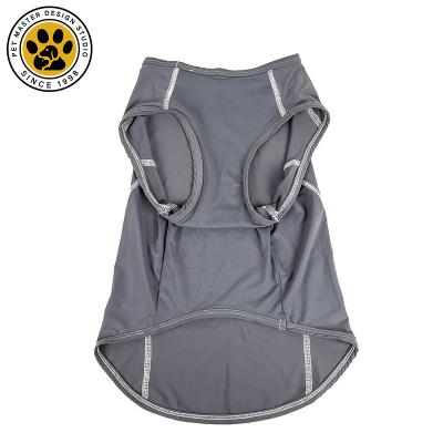 China Pet Master 4-Way-Stretch Yoga Fitness Dog T-Shirt Tank Summer Dog Shirt Viable Top Cooling Vest For Large Dogs for sale