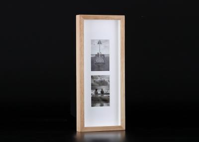 China Natural And White Personalized Wooden Frames For Photos / Pictures , 100% Handmade for sale