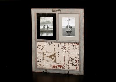 China Wooden Matted Frames With Decorative Message Board In Washed Dark Coffee for sale