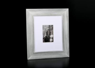 China Single Opening 4”x6” Matted Wooden Collage Frames In Washed White Finishing for sale