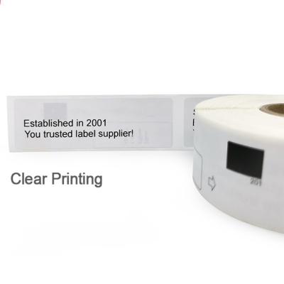 China Factory Price 400 Waterproof Die Cut Label Thermal Label Compatible Self Adhesive Brother for sale