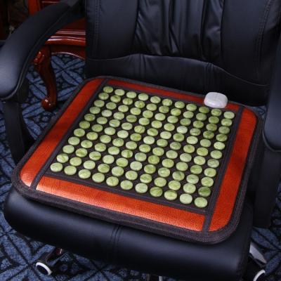 China Factory direct sale modern made in China jade tourmaline heating massage office chair stone cushion for sale