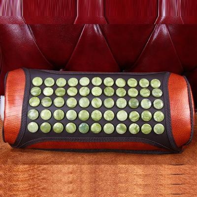 China Jade tourmaline massage heating cervical vertebra head pillow to help sleep for sale