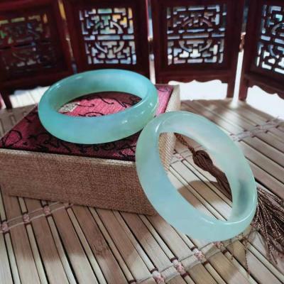 China 100% xiuyan eco-friendly jade green bracelets wholesale manufacturers for sale