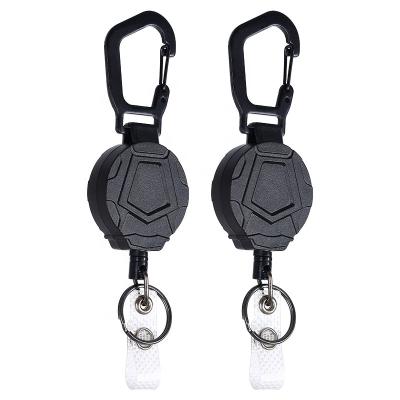 China Fashionable Retractable Key Badge Holder Accessories Outdoor Sport Chain Reel for sale