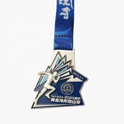 China Health care institutes wholesale sport football basketball blank embossed zinc alloy custom 3d medals for sale