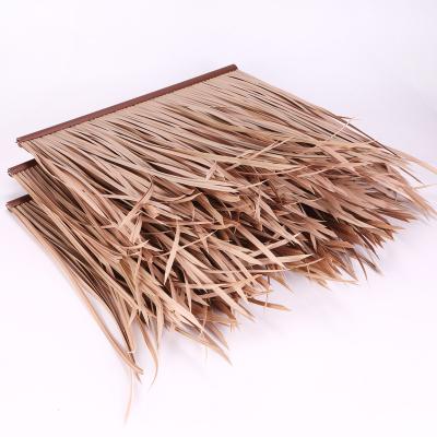 China Artificial Palm Leaf Roofing/Fiber Makuti Synthetic Thatch/Synthetic Thatch Roof for sale