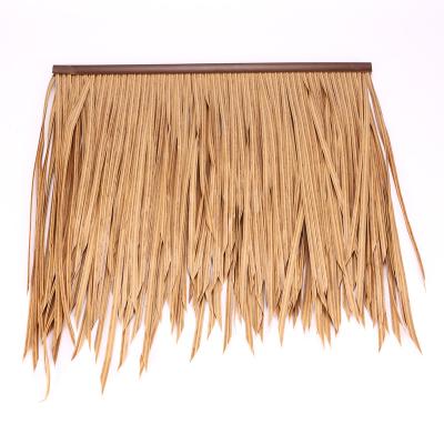 China Synthetic Fireproof Thatch Accessories Rolls Of Thatching Fanned Thatch Roof for sale