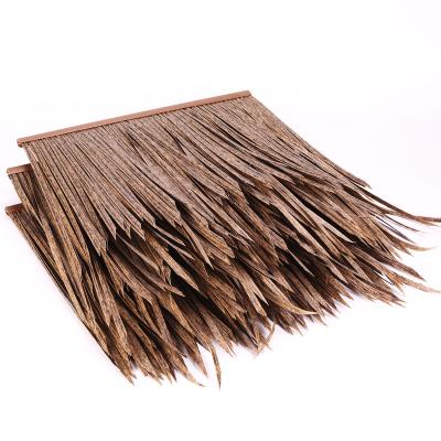 China Bali Hut Riif Thatching Artificial Synthetic Thatch Machine Artificial Thatch Roof Fotsbon for sale