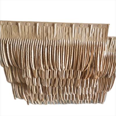 China Pvc Thatch Machinery Artificial Palm Synthetic Thatch Roof Tiles for sale