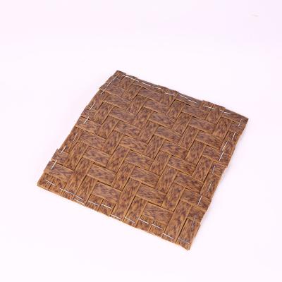 China Hotel Ceiling Decoration Fireproof Moisture-proof And Insect-proof Straw Mat Artificial Bamboo Mat Ceiling for sale