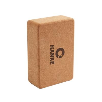 China Exercise Natural Rectangular Cork Yoga Blocks Customized Special Yoga Exercise Logo for Yoga and Leg Presshigh Dance Density for sale