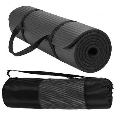 China Non-Slip High Density Custom Printing Anti-Tear Fitness and Exercise Yoga Mat with Strap and Carry Bag for sale