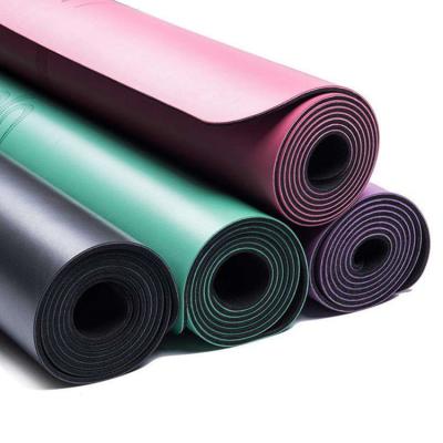 China High Quality Non-Slip Durable Private Label Eco-Friendly Eco-Friendly Yoga Club Printing PU Natural Rubber Yoga Mat for sale