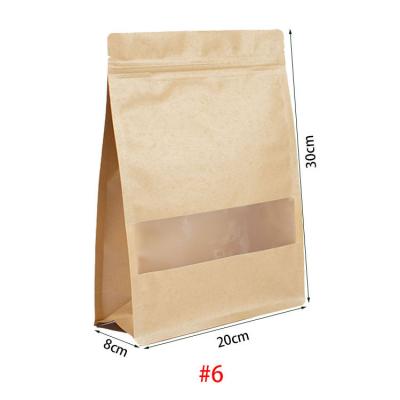 China Recycled Materials In Stock Food Grade Kraft Paper Brown / Zip Lock White Bag Making Machine for sale