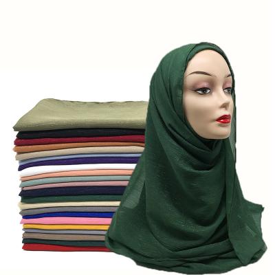 China New elegent shinning fashion chiffon hijab scarf for muslim women for sale