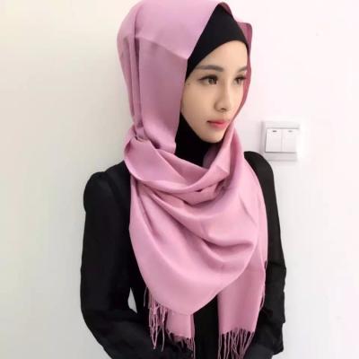 China newest design turkey scarf cheap pashmina shawls cashmere shawl with tassel for sale