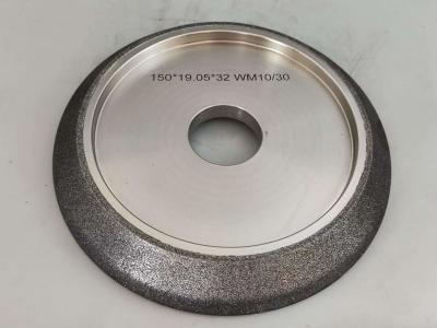 China Electroplated CBN Grinding Wheels For Band Saw With 19.05 Inner Hole B151 Diameter 150 for sale