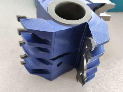 China Carbide tip shaper cutters met 4-wing stile en rails concave kast deur Te koop