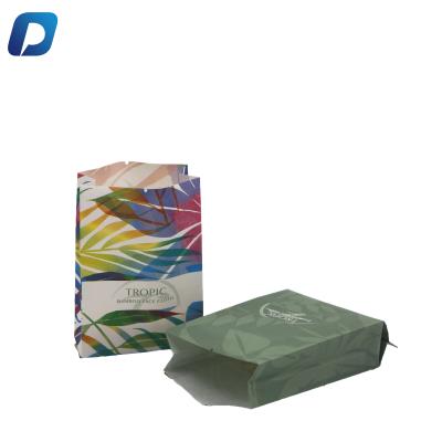 China Barrier Customs Logo Printed Logo PLA Food Packaging Bags Compostable High Barrier Pouch Biodegradable Paper Bags for sale