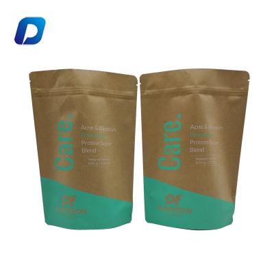 China Recyclable Recyclable Custom Printed Biodegradable Bags Ziplock Bags Kraft Paper Emergency Bag for sale