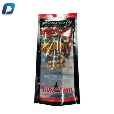 China Plastic Packaging Custom Side Seal Vacuum Bags Custom Frozen Food Barrier Barrier Logo 3 Nylon Bag For Beer Jerky Packaging for sale