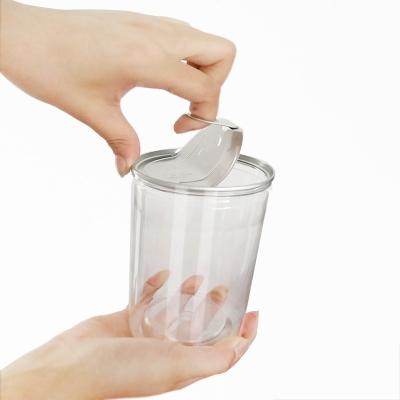 China Food Maker 300 Wide Open Easy Peel Lid For Chicken Soup Easy End Aluminum Lids Customization Easy Peelable Tear Off Lid for sale