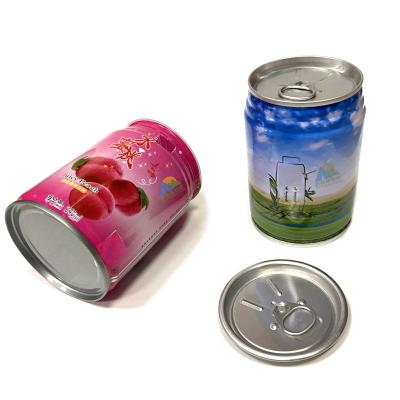 China Custom Multi-shape Food Storage Tin Factory Nut Coffee Food Packaging Jar 691 Sealed Round Drink Juice Jar 250ml Capacity Color Welding Bottle for sale